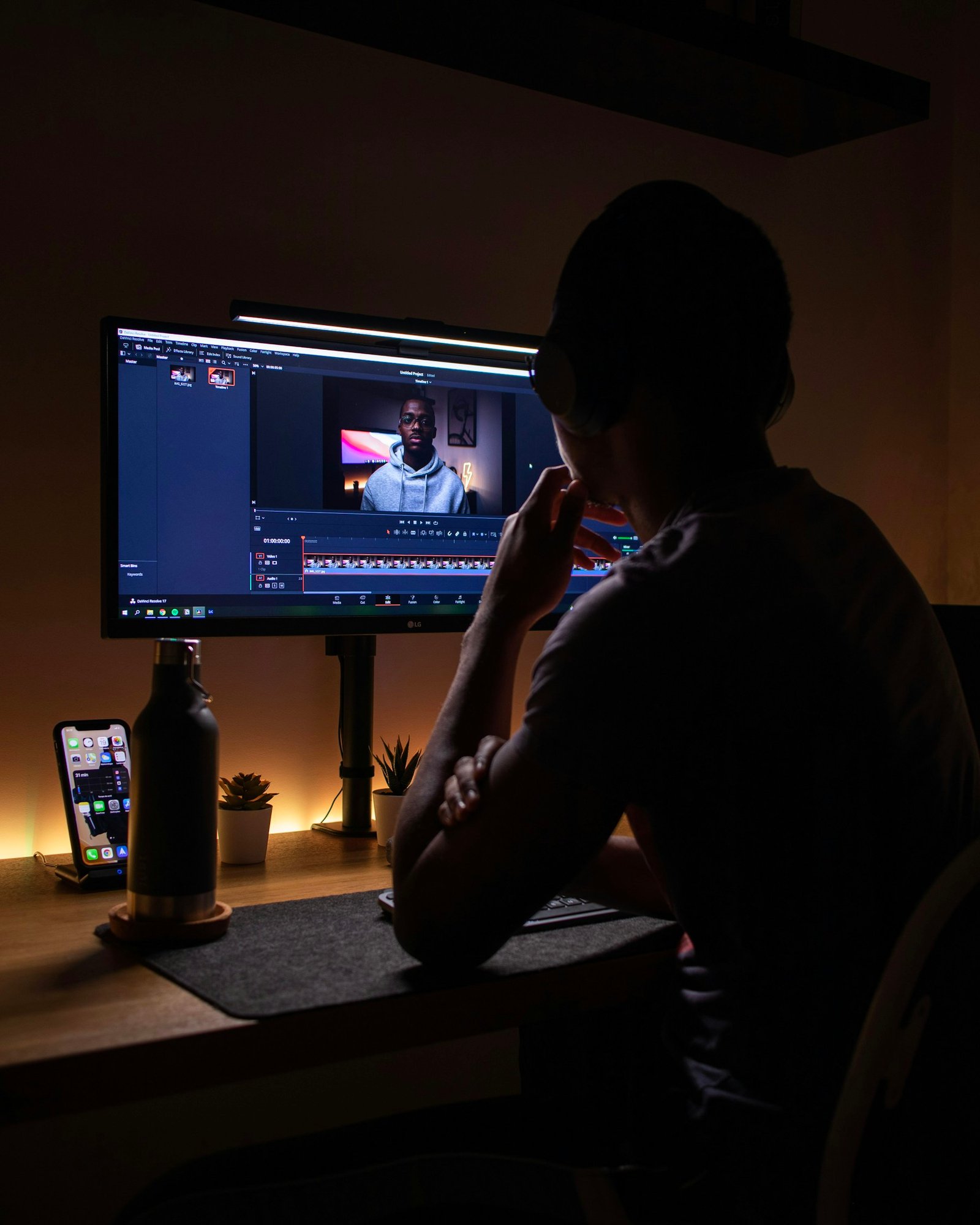 Professional social media creator studio